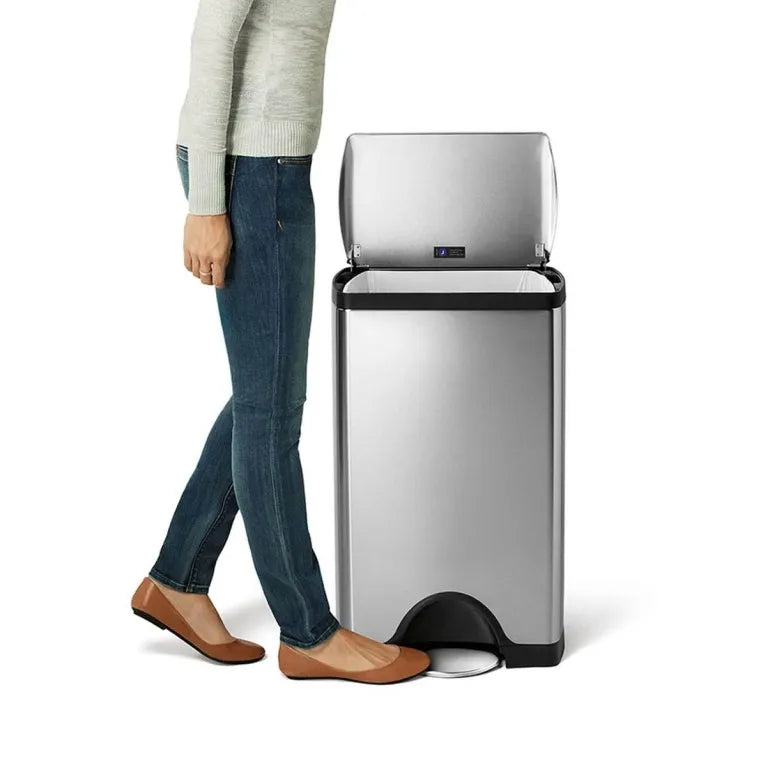 Simplehuman 38L Rectangular Step Garbage Can