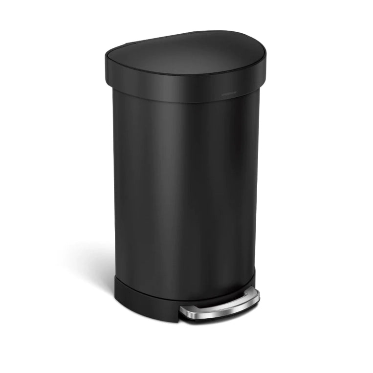 Simplehuman 45L Semi-Round Step Garbage Can