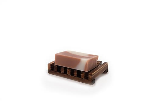 Dark Natural Wood Soap Dish