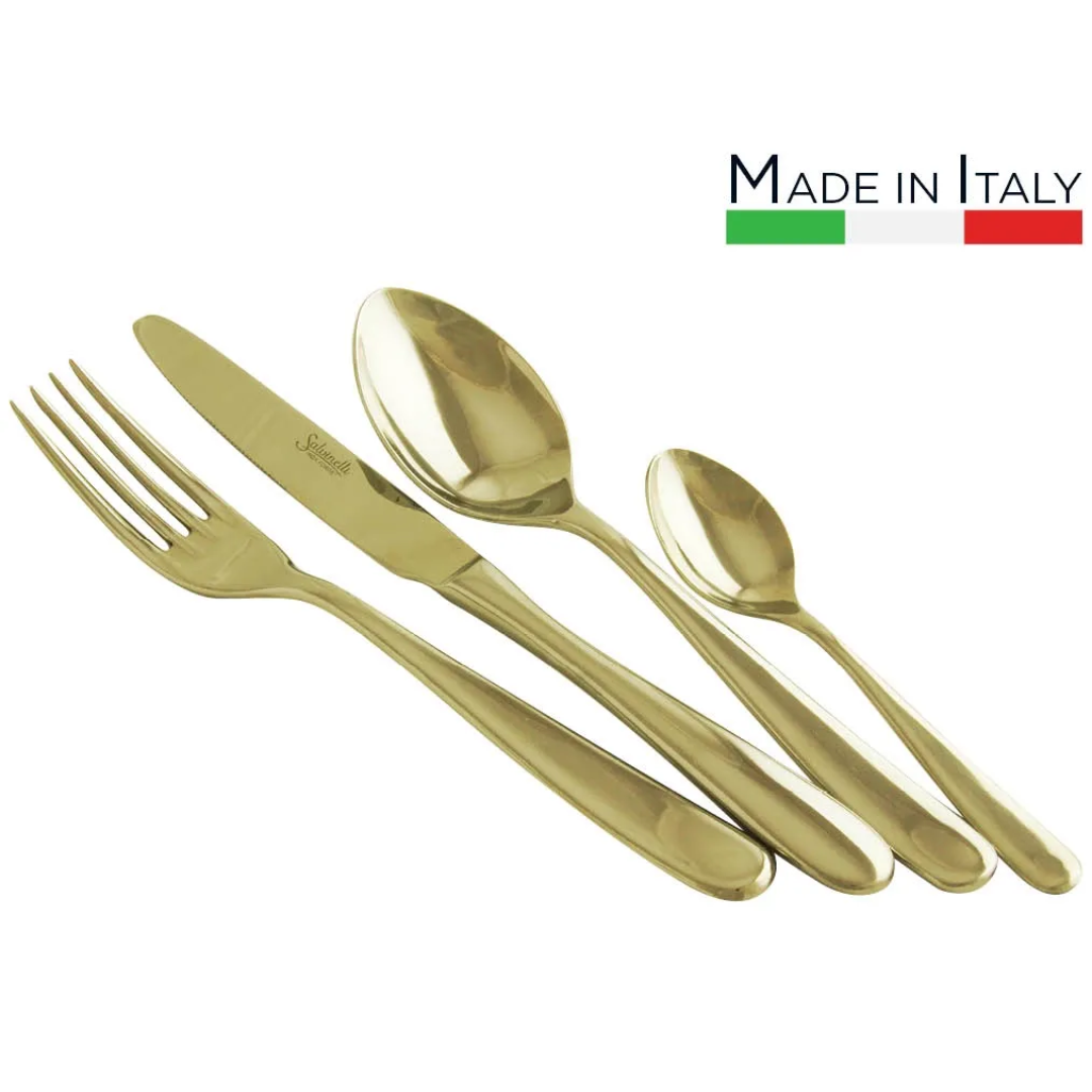 Salvinelli Flatware Set - Grand Hotel Gold