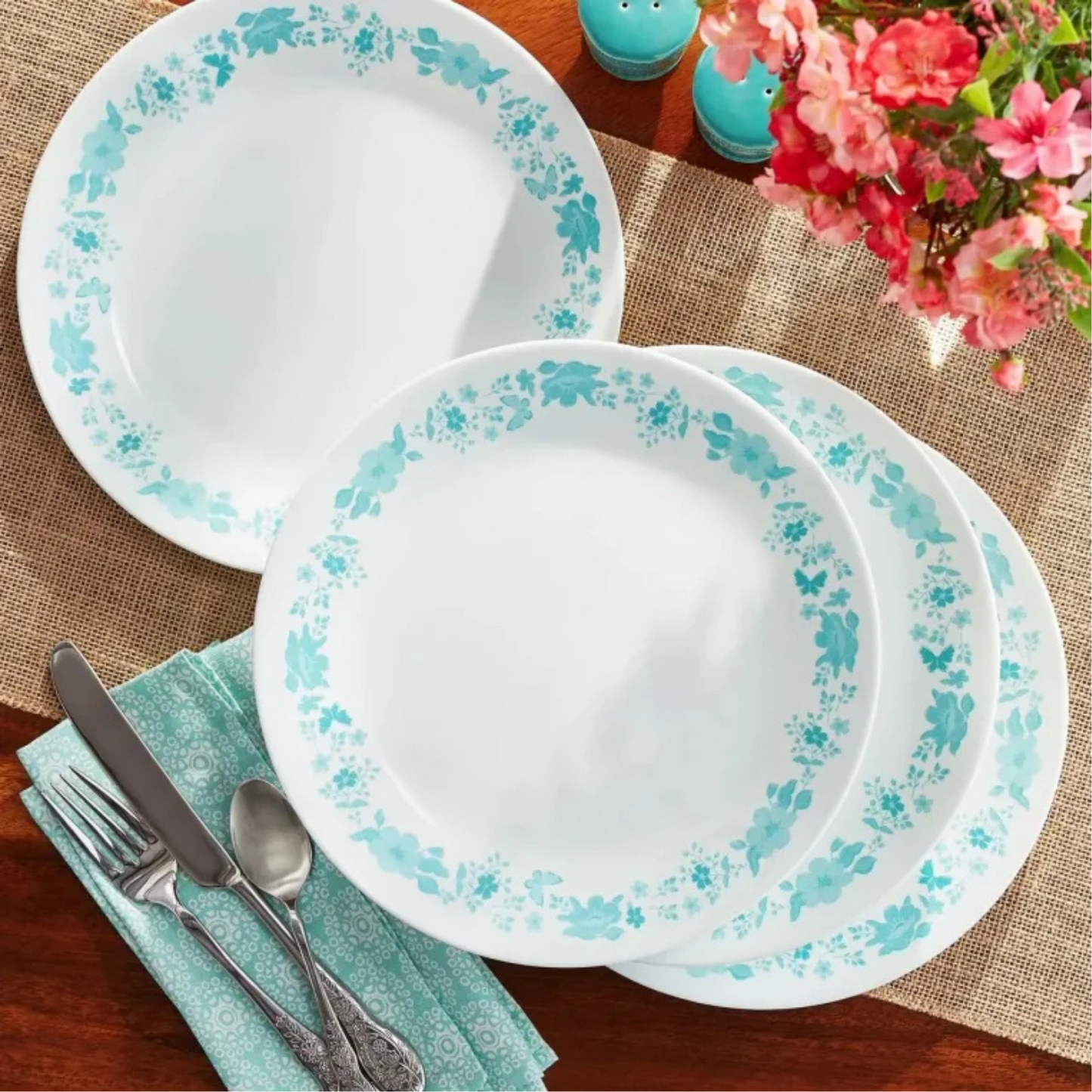Corelle® - Teal 18 Pc Dinnerware Set