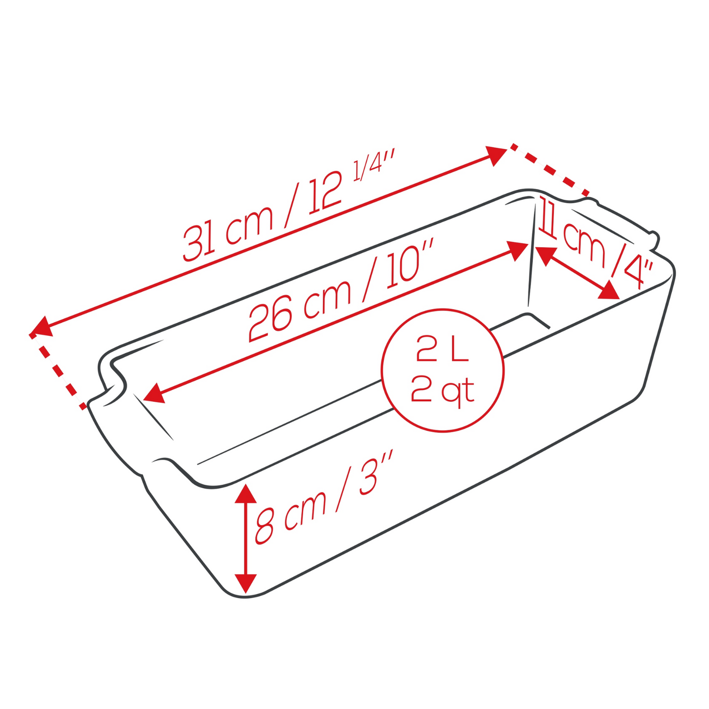 Peugeot Premium Stone English Cake Baking Dish