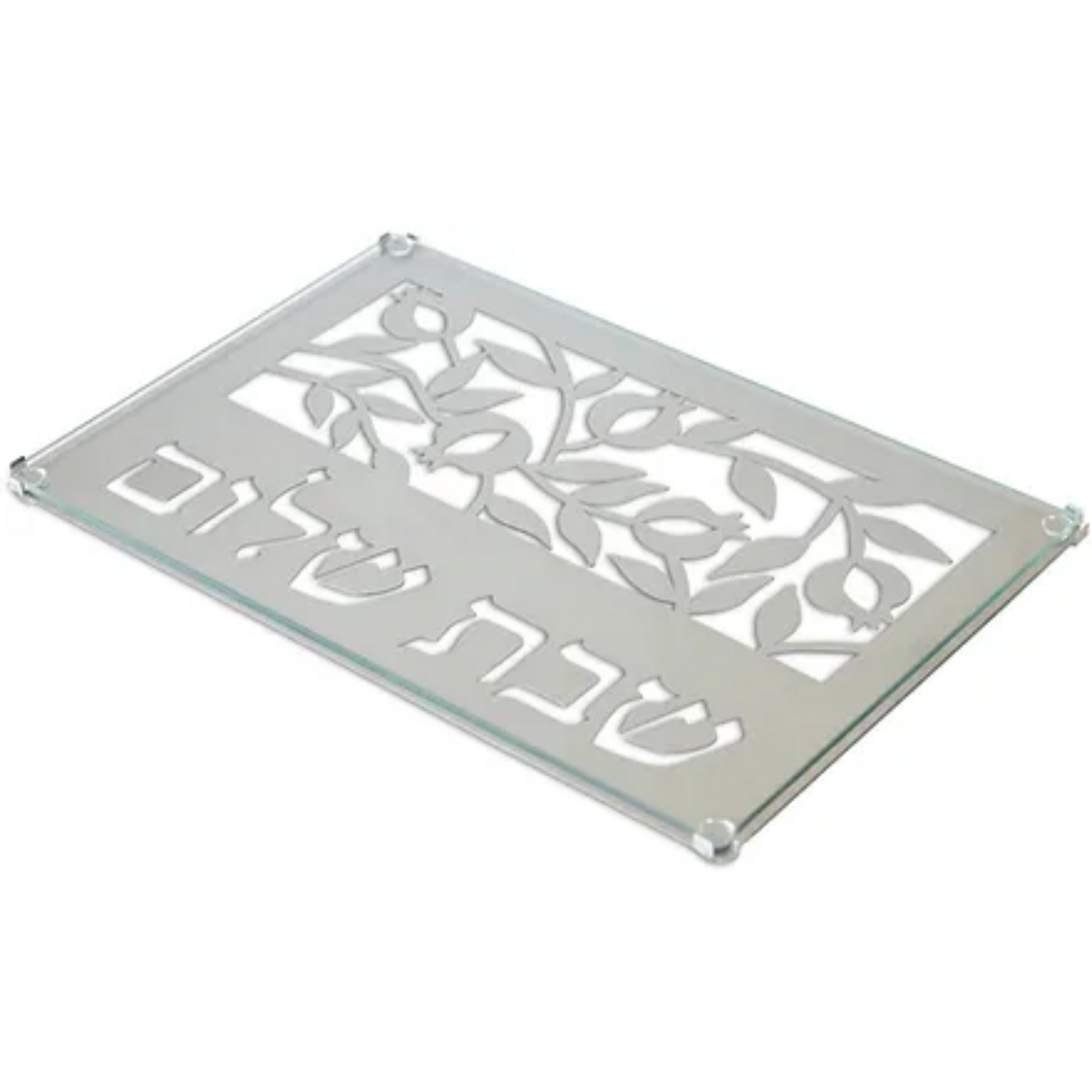 Elegant Stainless Steel Challah Board