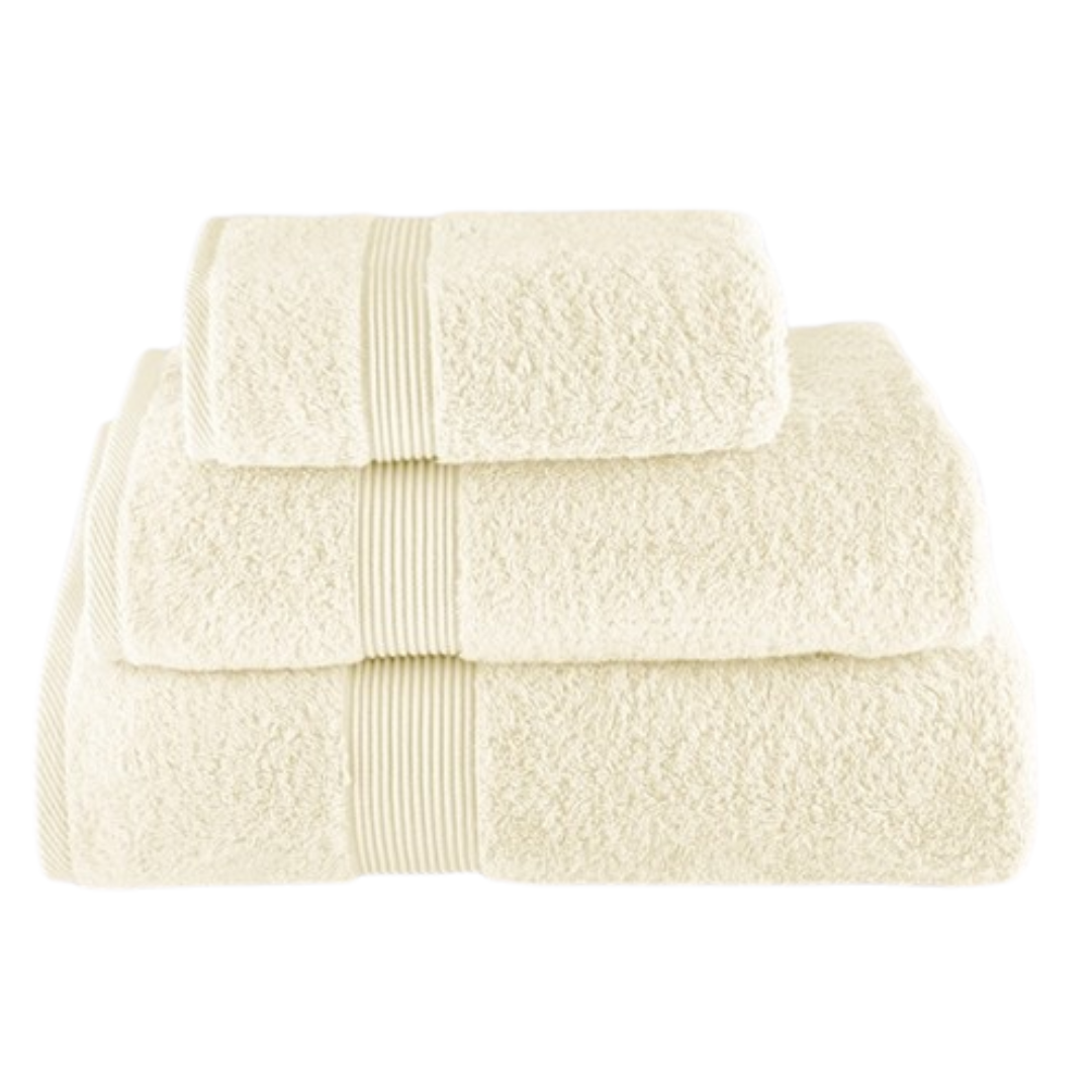 Exclusive Collection Cotton Towels - Cream