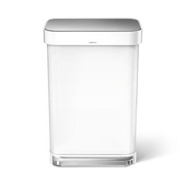 Simplehuman 55L Rectangular Wide Step Garbage Can
