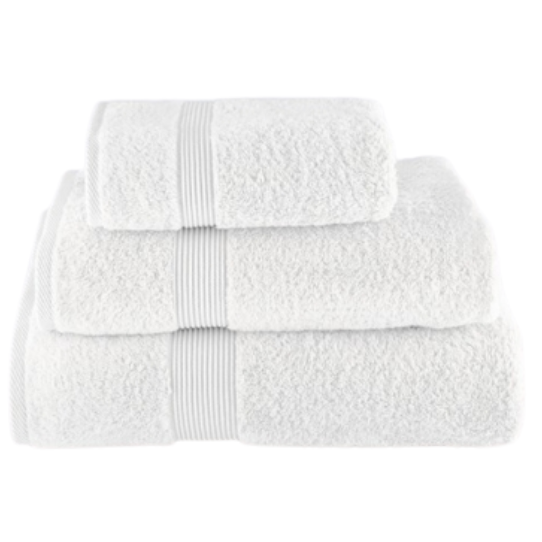 Exclusive Collection Cotton Towels - White
