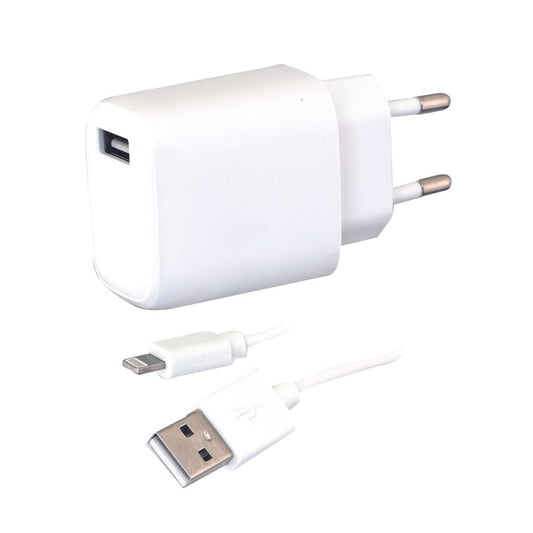 iPhone to USB Phone Charger Cable with Plug