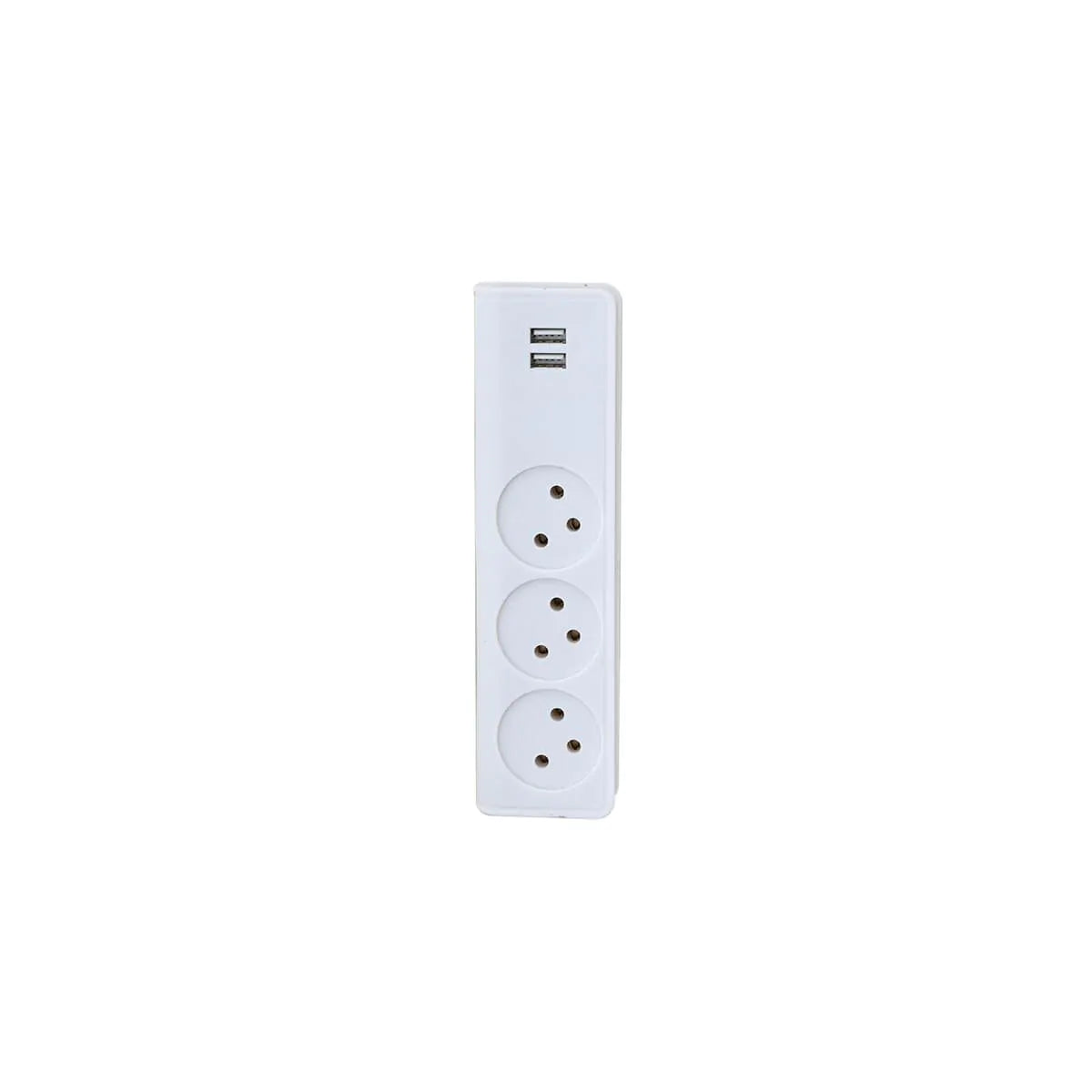 3 Plug Power Strip with USB Port