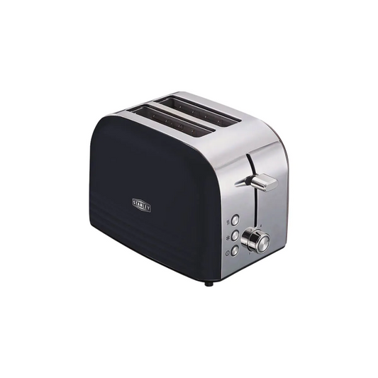 2-Slice Black & Silver Toaster