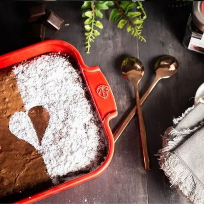 Peugeot Premium Red Square Baking Dish 36cm