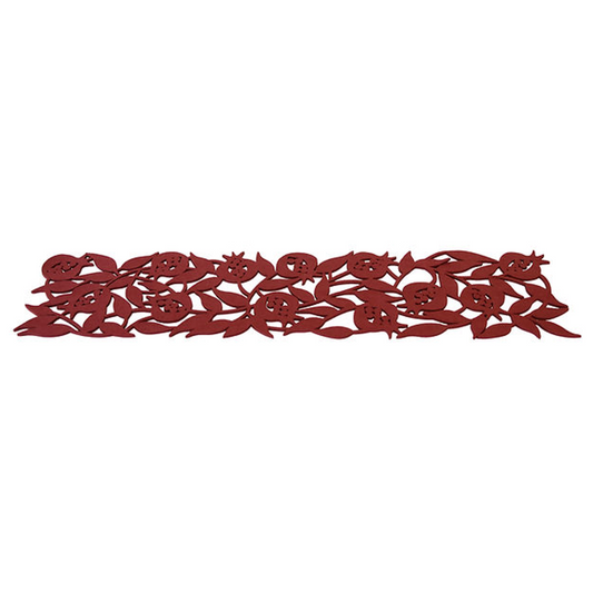 Beautiful Felt Trivet Table Runner - Maroon